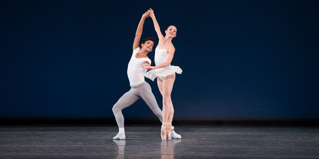 “Square Dance” choreography by George Balanchine, © The George Balanchine Trust. Photo by Alexander Iziliaev.