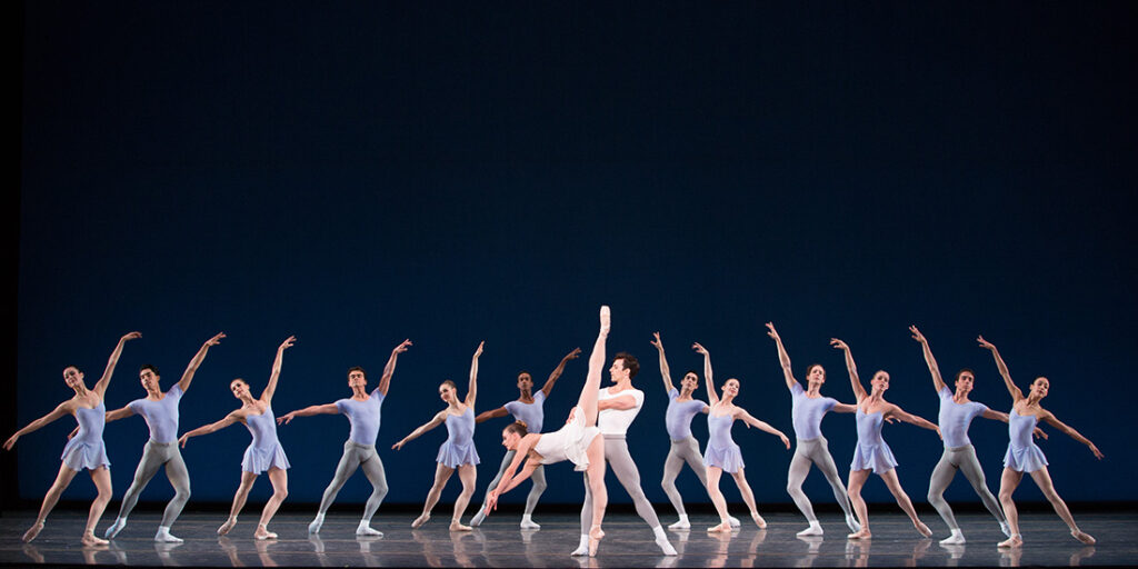 “Square Dance” choreography by George Balanchine, © The George Balanchine Trust. Photo by Alexander Iziliaev.