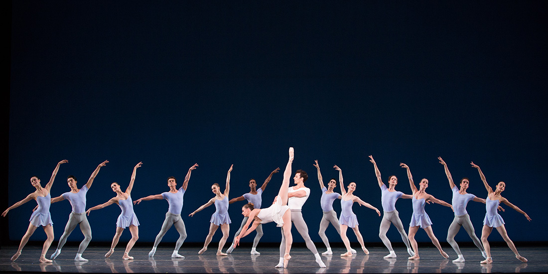"Square Dance" choreography by George Balanchine, © The George Balanchine Trust. Photo by Alexander Iziliaev.