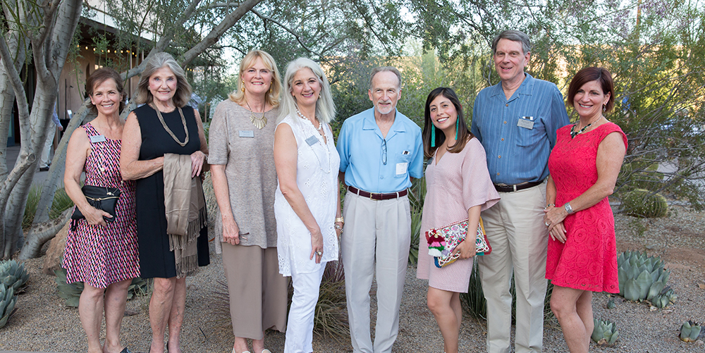 BAZ’s Incredible Prima Circle Committee: Joan Berry, Adrienne Schiffner, Susie Fowls, Kate Groves, Jim Smith, Miranda Lumer, Jim Heffernan and Betsy Curley. Photo by Haute Photography.