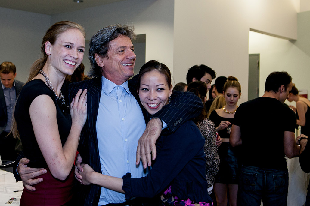 Artistic Director, Ib Anderson, and former Ballet Arizona dancers Kenna Draxton (L) and Tzu-Chia Huang (R)