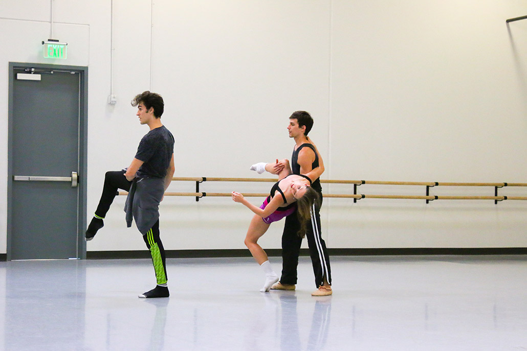 Ballet Arizona dancers in rehearsal