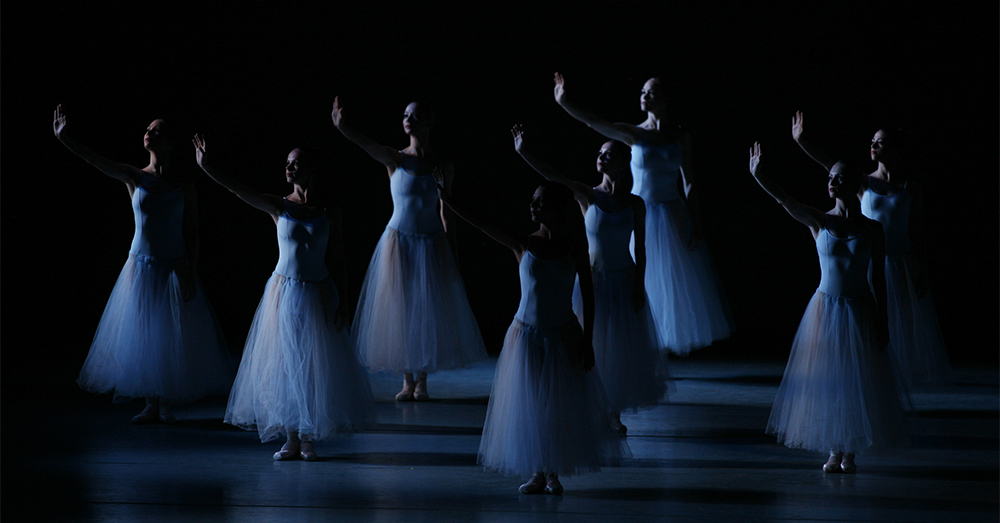 Ballet Arizona dancers in "Serenade." Choreography by George Balanchine. Photo by Rosalie O'Connor. © The George Balanchine Trust.