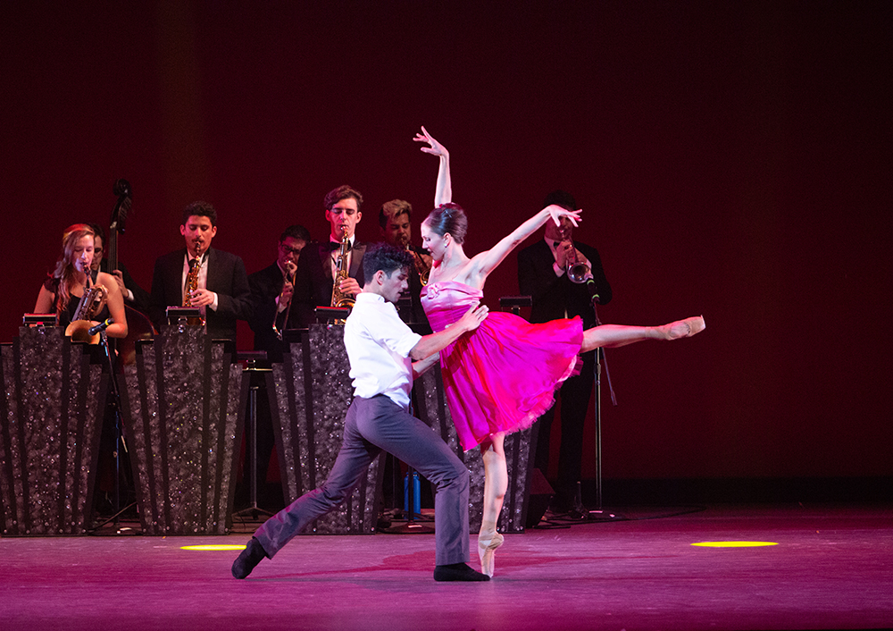 Helio Lima and Jillian Barrell in Mambaz. Choreography by Nayon Iovino. Photo by Alexander Iziliaev.