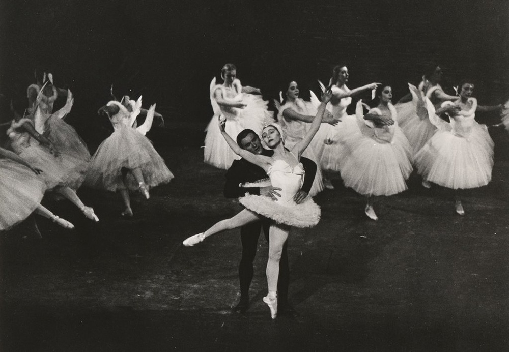 Maria Tallchief in George Balanchine's "Swan Lake." © The George Balanchine Trust. Photo by Fred Fehl via New York City Ballet Archives.