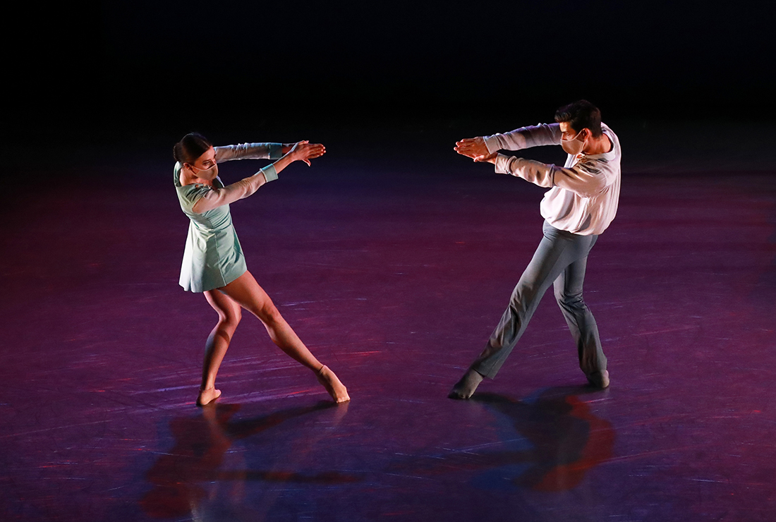 Natalie Ramirez and Helio Lima in Nayon Iovino’s “Abrazo.” Photo by Tzu-Chia Huang.