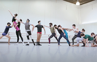 Ballet Arizona dancers in the studio. Photo provided by Manley Films.