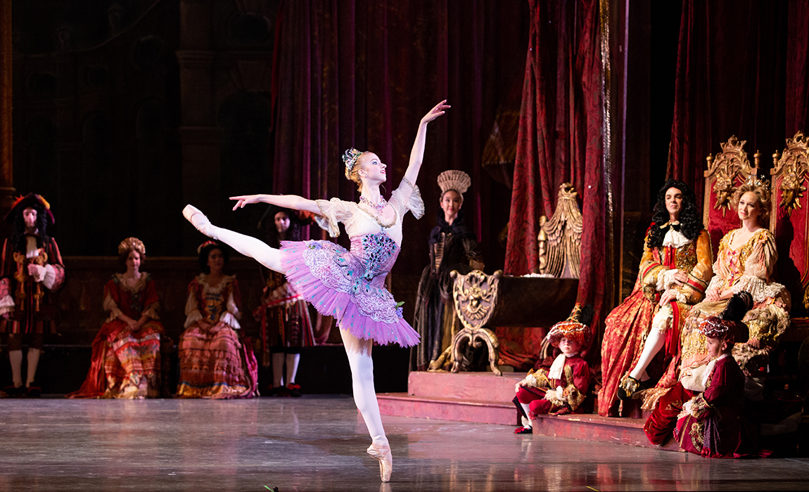 Rochelle Anvik as Lilac Fairy in Ballet Arizona's The Sleeping Beauty. Photo by Alexander Iziliaev.