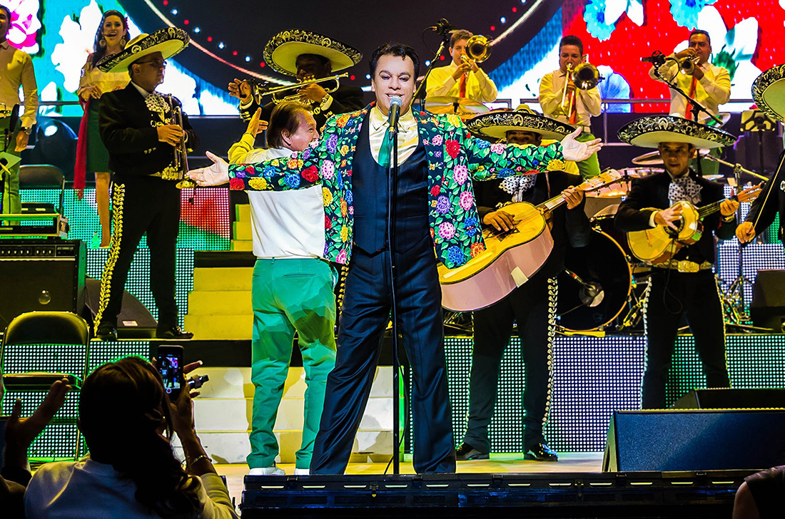 Juan Gabriel performing during MeXXico Es Todo Tour in 2016. @ Robert Hacman Photography