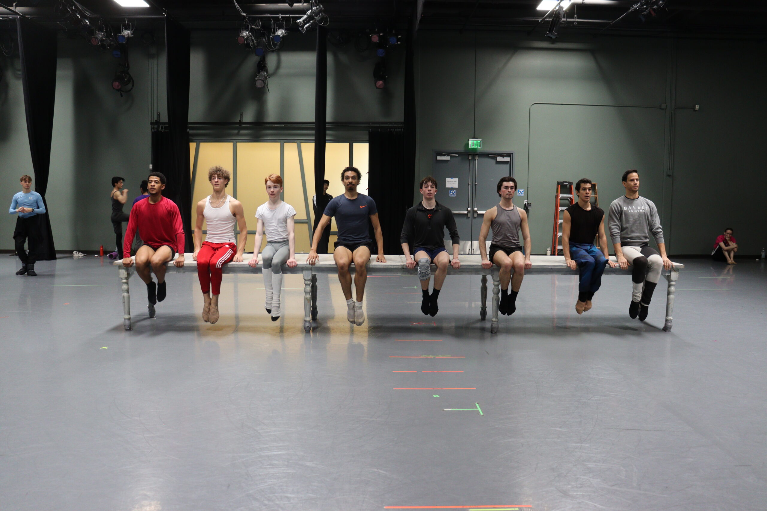 Alice in Wonderland rehearsal